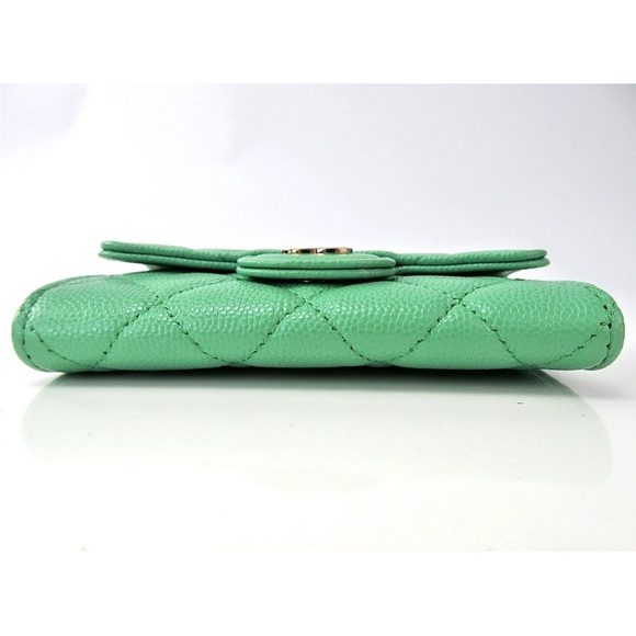 CHANEL Mint Green Quilted Crossbody Bag - Picture 6 of 16